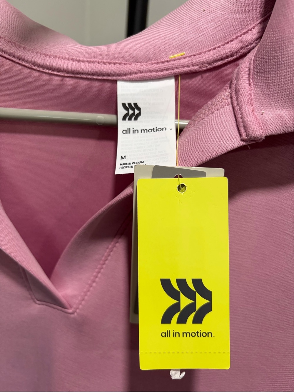 all in motion Light Pink V‑Notch Collar Pullover Sweatshirt - Picture 2 of 3